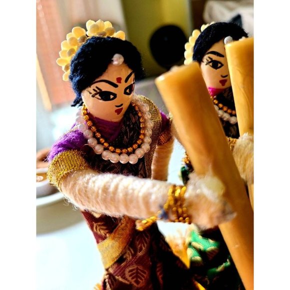 New Handmade wire Doll set-Home decor glued- Hand painted Home decor - Picture 4 of 8